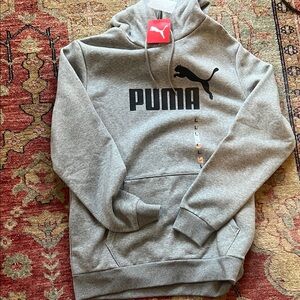 Puma Men's Heather Gray Hoodie
